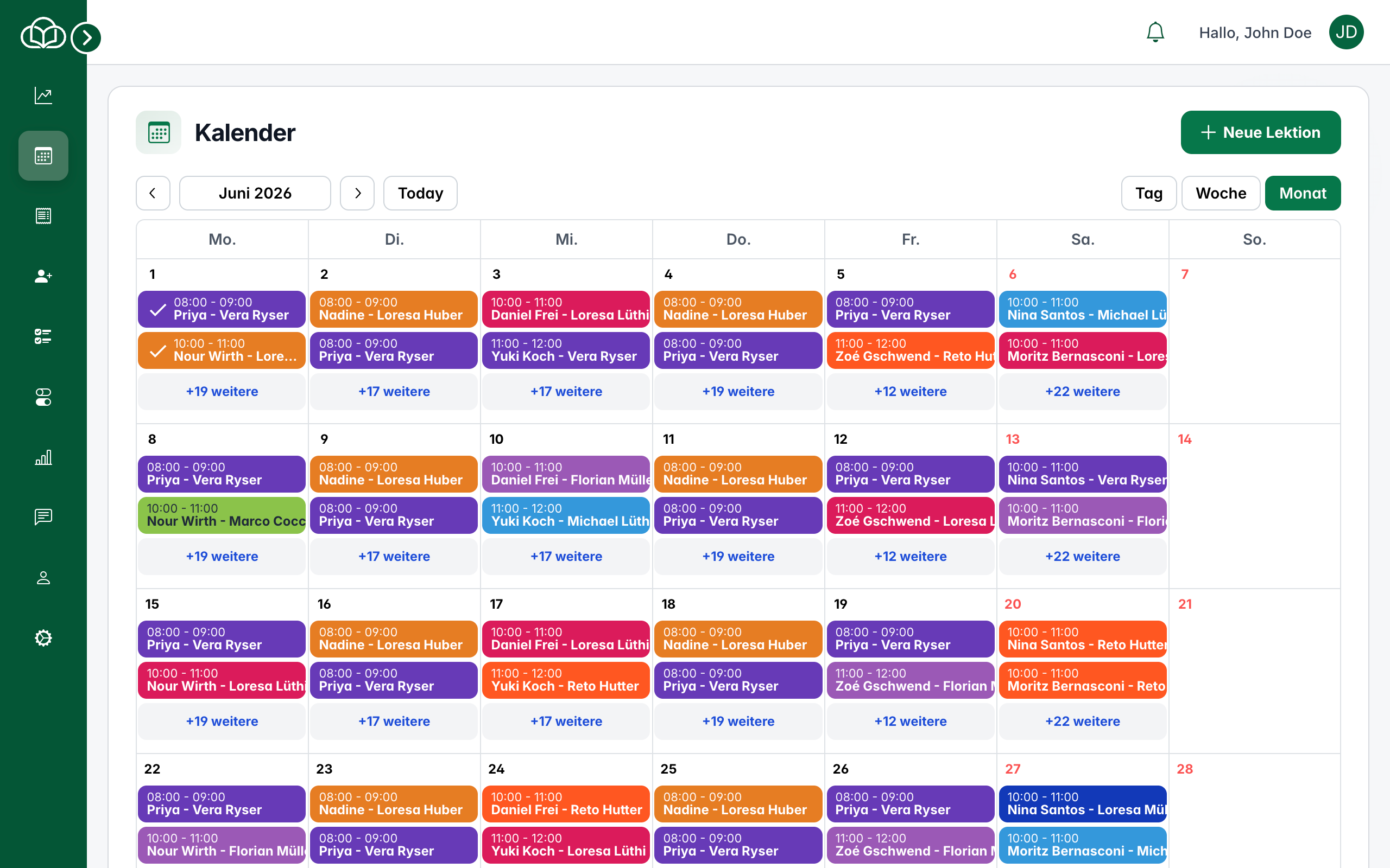 TutorCloud Kalender